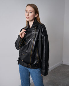 Black Jacket with Copper fittings