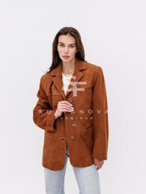 Suede Brown Classic Jacket