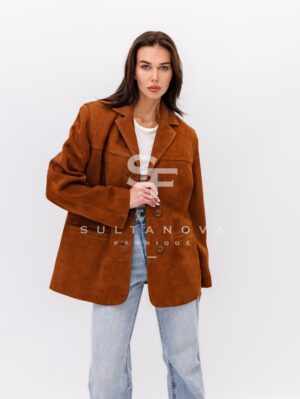 Suede Brown Classic Jacket