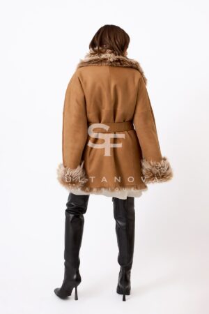 Camel Silver double tigrado jacket