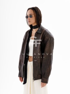 Chic Brown Bomber