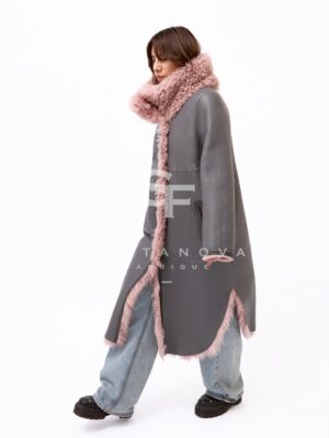 Pink Double Sided Coat