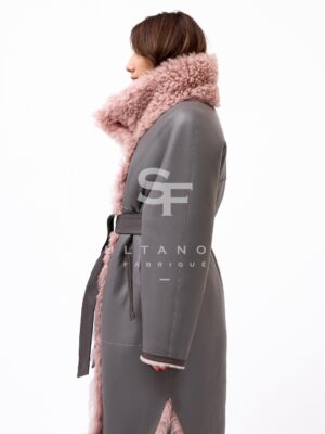 Pink Double Sided Coat