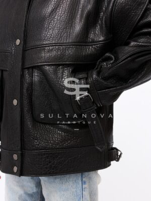 Black Calfskin Jacket