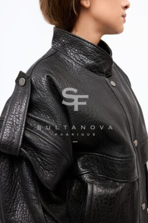 Black Calfskin Jacket